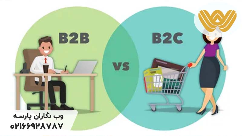 تفاوت طراحی سایت B2B و B2C