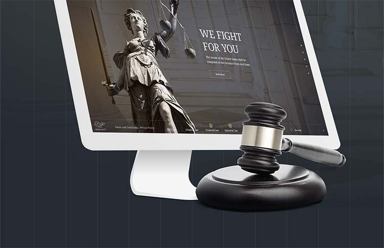 طراحی سایت موسسه حقوقی