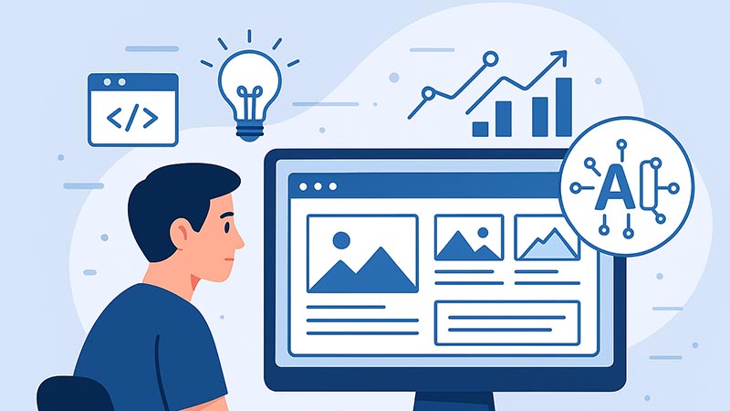 هوش مصنوعی در طراحی سایت