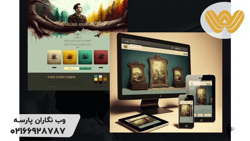 طراحی سایت با AI و طراحی اختصاصی